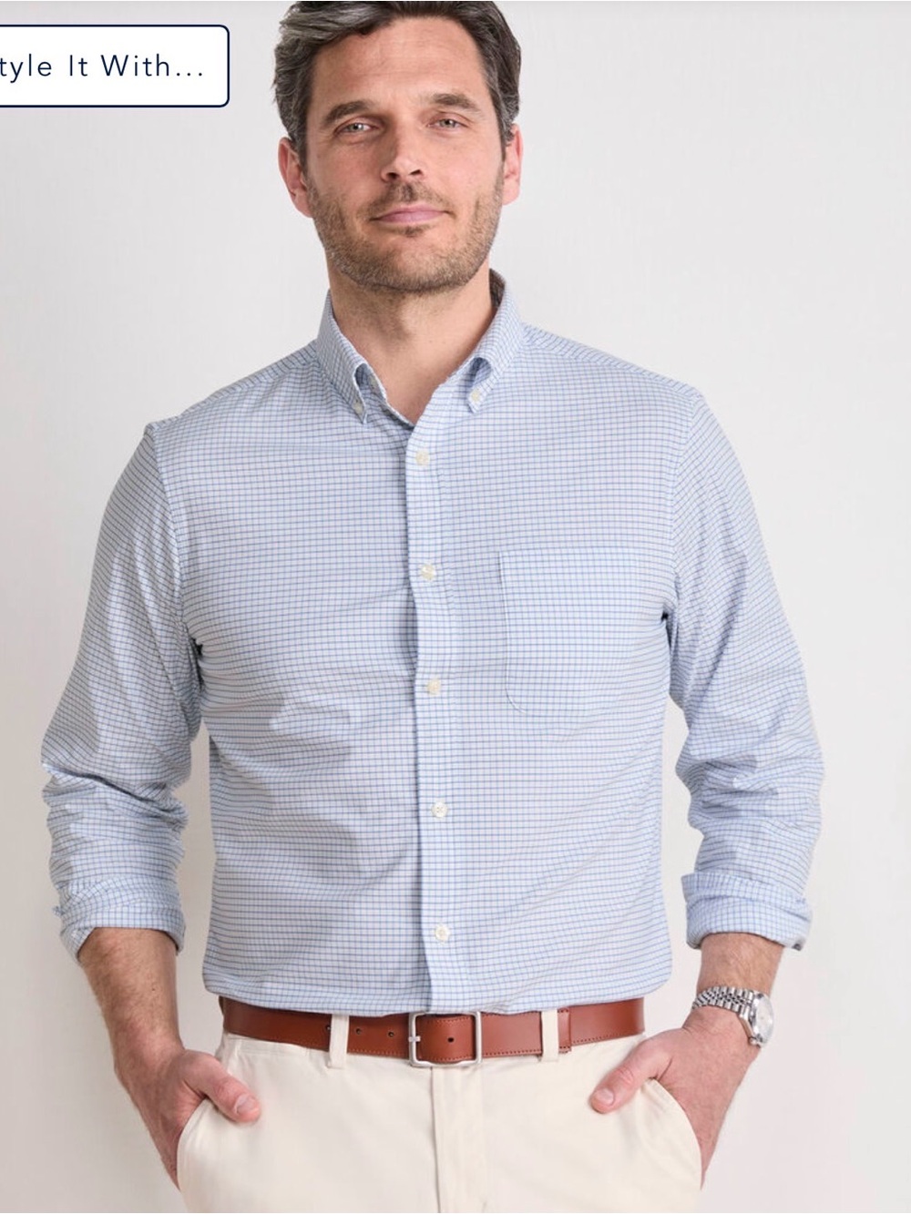 Vineyard Vines Men's Classic Fit Tucker Checkered Shirt - Size M